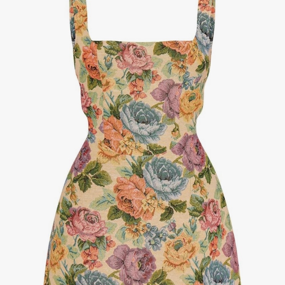 Floral Elegance Mini Dress